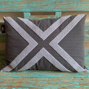 Frye X Design Rectangular Zippered Throw Decorative Cover/Pillow 20x14”